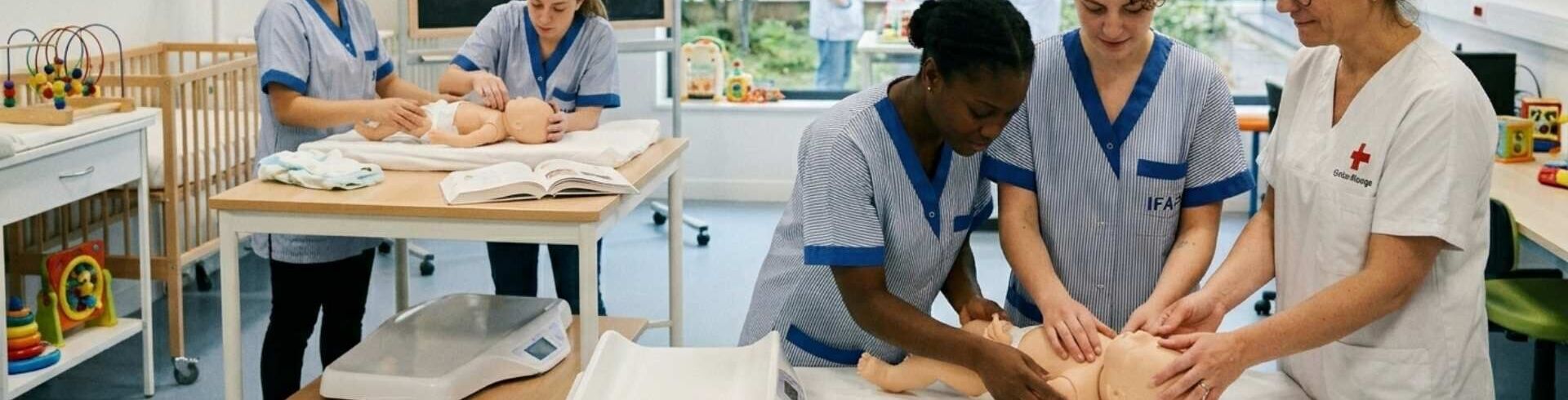 R&eacute;ussir sa formation d'Auxiliaire de Pu&eacute;riculture &agrave; la Croix-Rouge