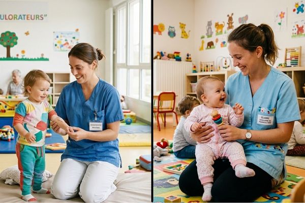 aide soignante et auxiliaire de pu�riculture